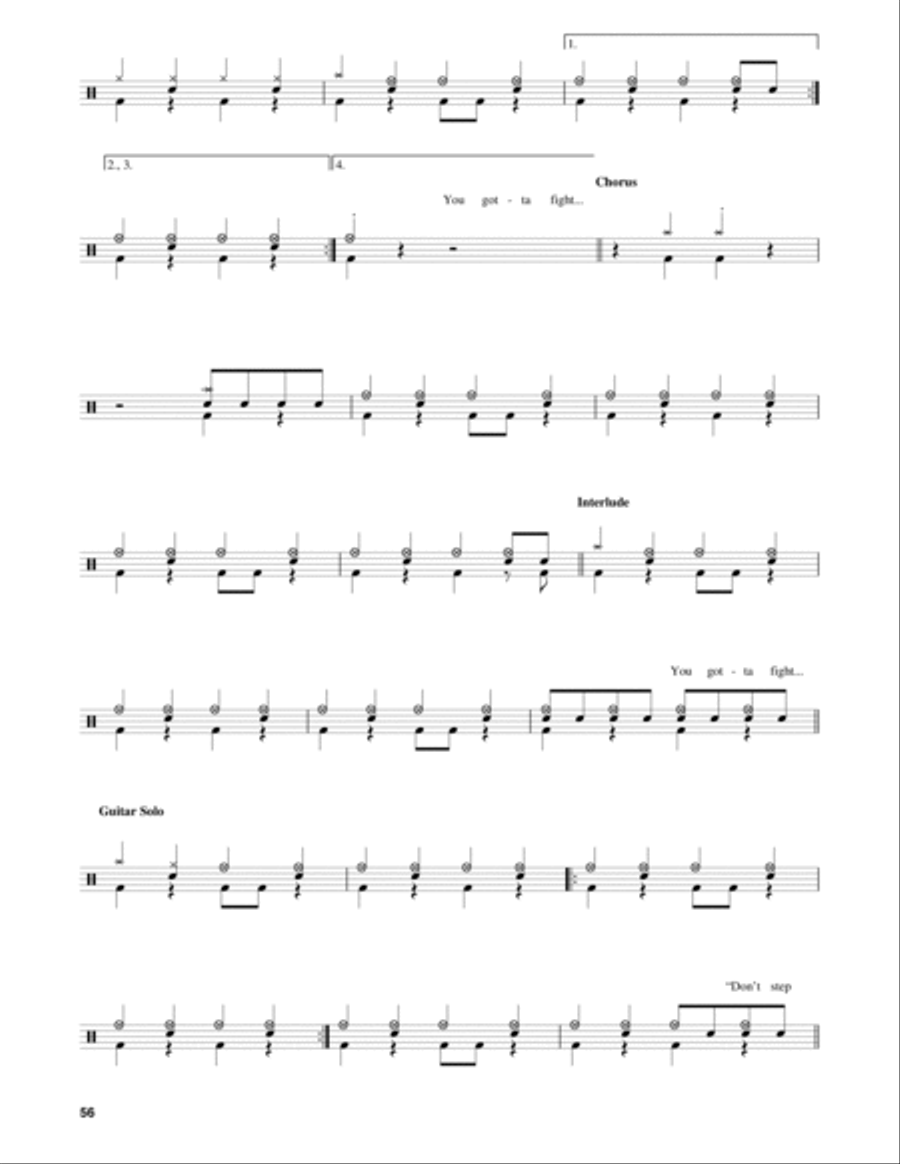 Fight For Your Right (To Party) Drum Set scores gallery preview page 2