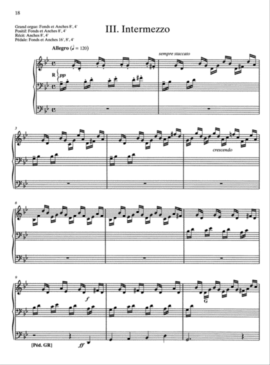 Symphonie I in C Minor Organ scores gallery preview page 3