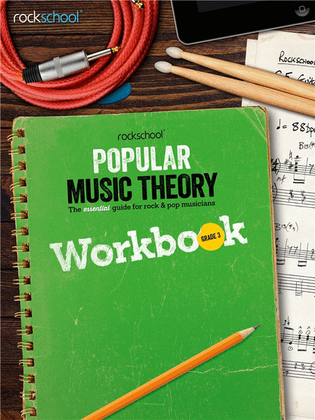 Book cover for Rockschool: Popular Music Theory Workbook Grade 3