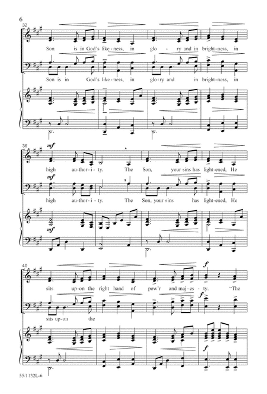Journey to the Cross 4-Part scores gallery preview page 6
