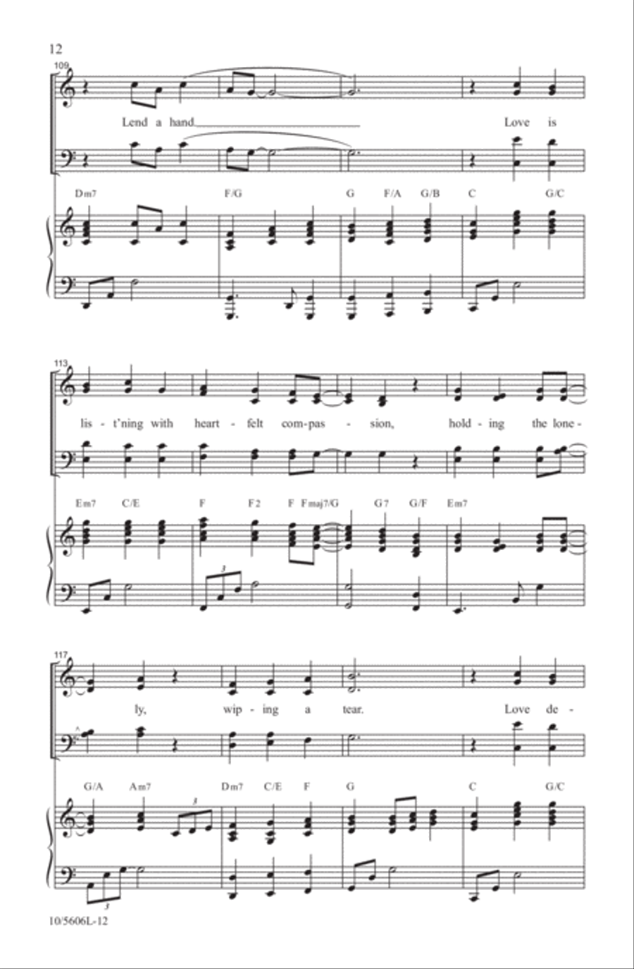 What Love Demands 4-Part scores gallery preview page 12