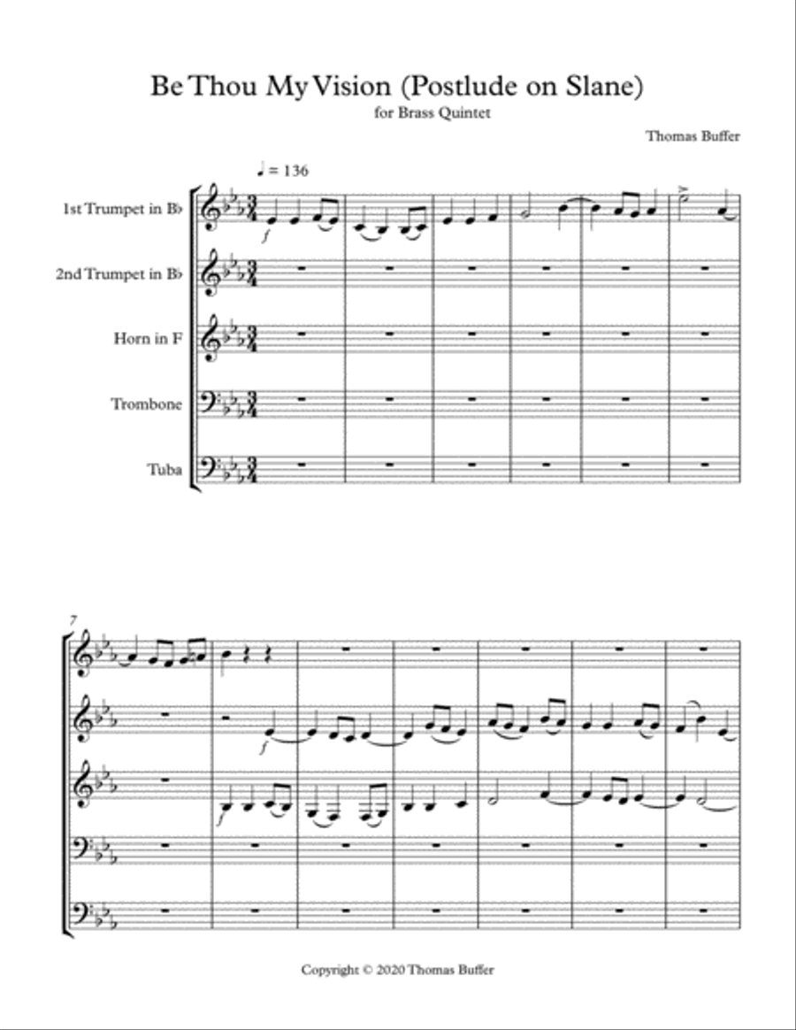 Postlude on Slane (Be Thou My Vision)