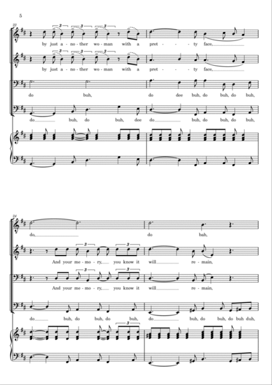 After Loving You TTBB scores gallery preview page 5