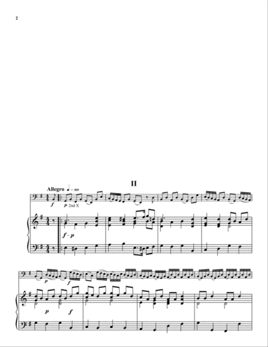 Sonata #2 Sonata #2 Tuba scores gallery preview page 3