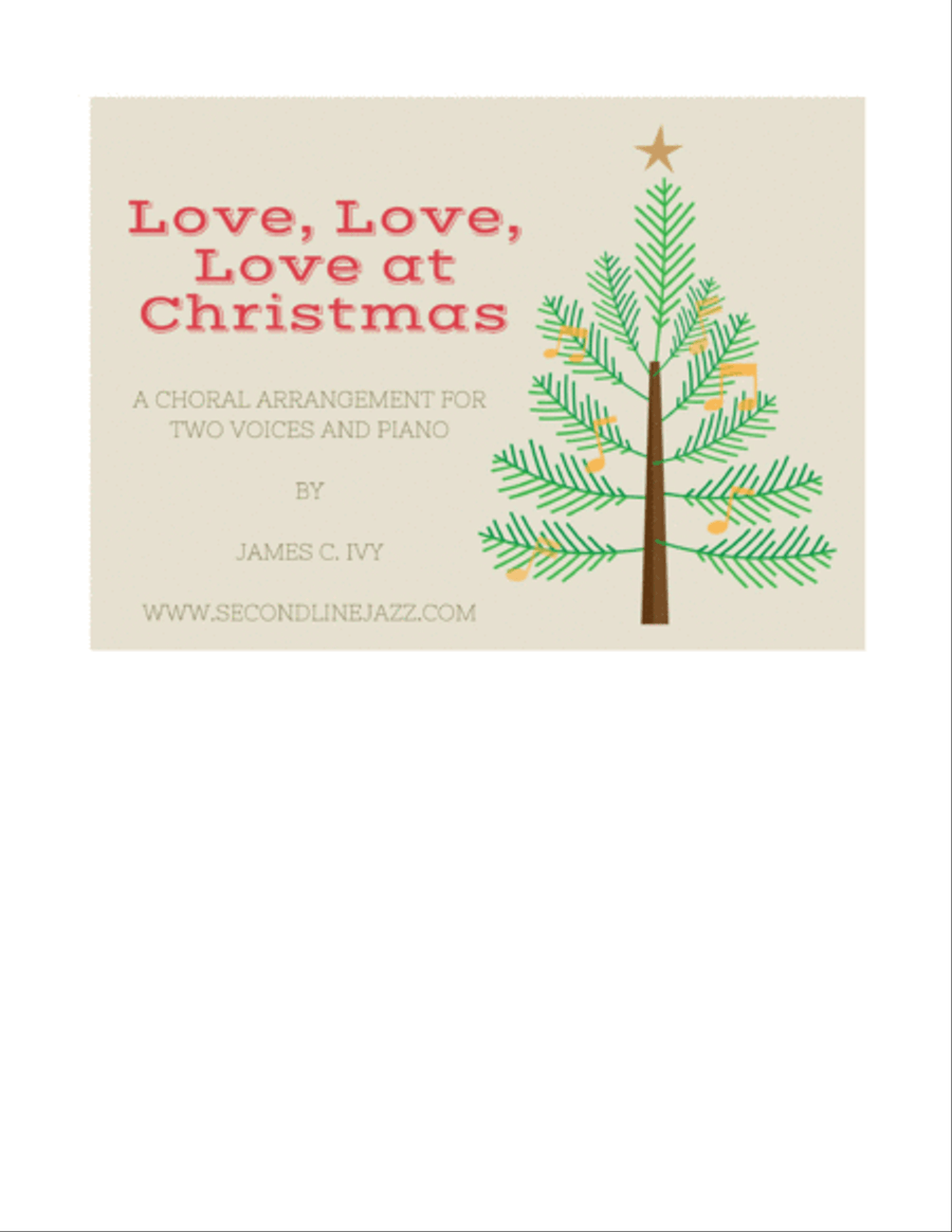 Love, Love, Love at Christmas Piano Trio scores gallery preview page 1