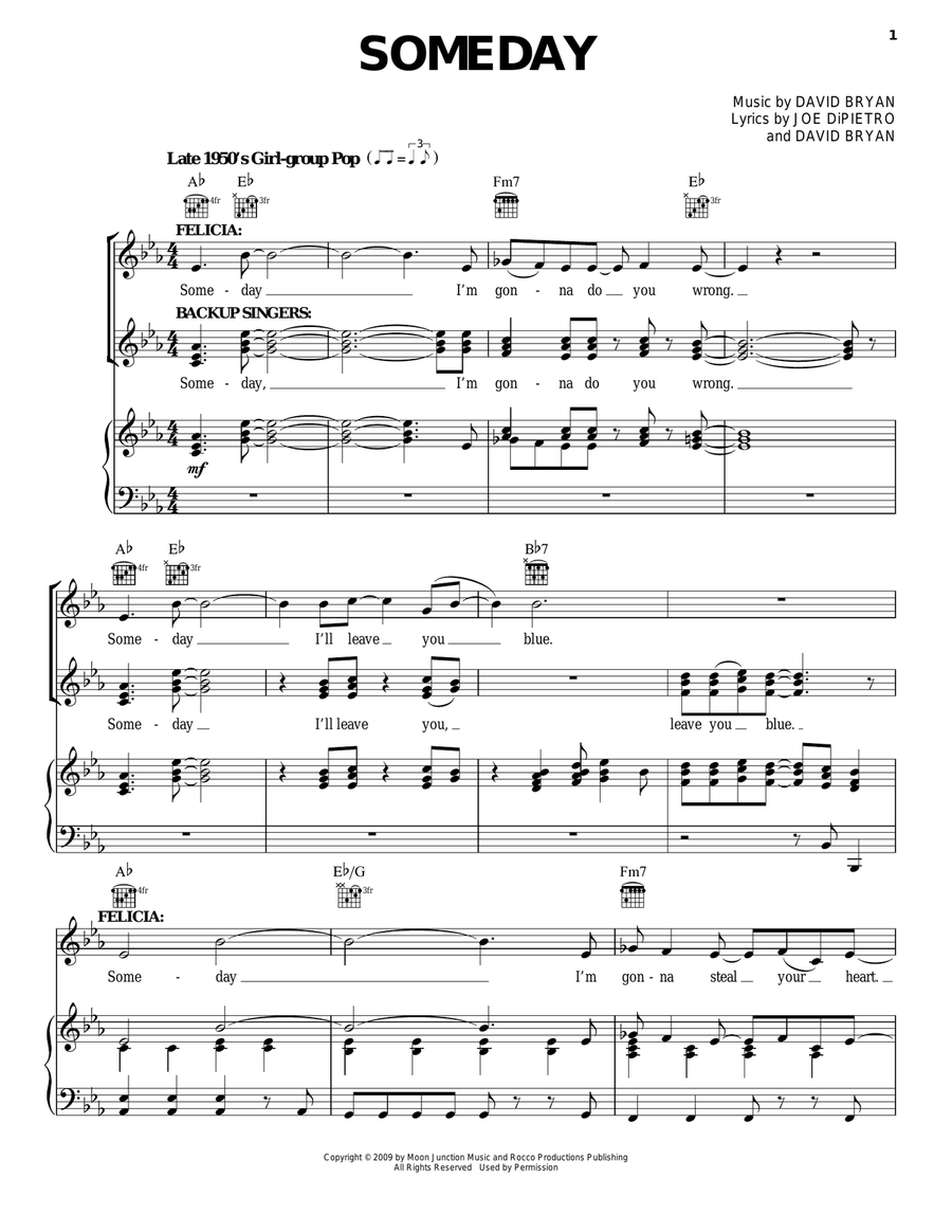 Someday Guitar scores gallery preview page 1