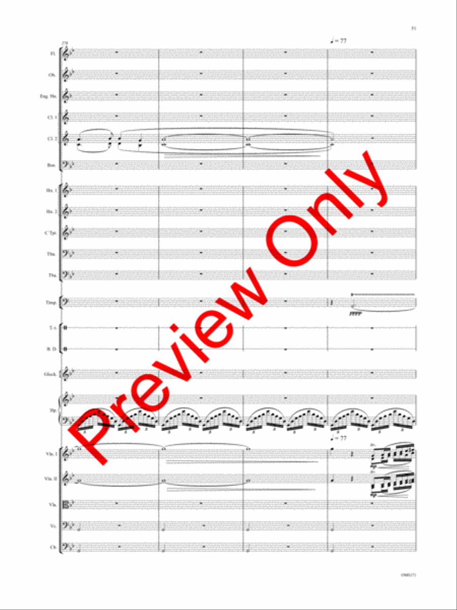 Anishinaabeg Rhapsody Orchestra scores gallery preview page 54