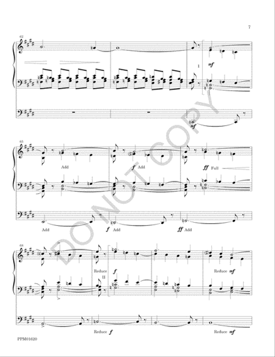 An Evocation of Urbs beata Jerusalem Organ scores gallery preview page 10