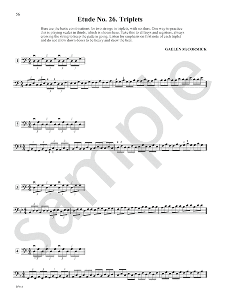 Mastering the Bow (Part 2: Spiccato) Double Bass scores gallery preview page 13