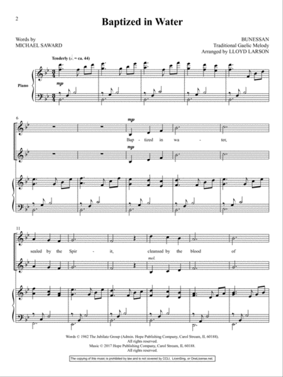 Today's Hymns and Songs for Two Voices, Vol. 2 Vocal Duet scores gallery preview page 2