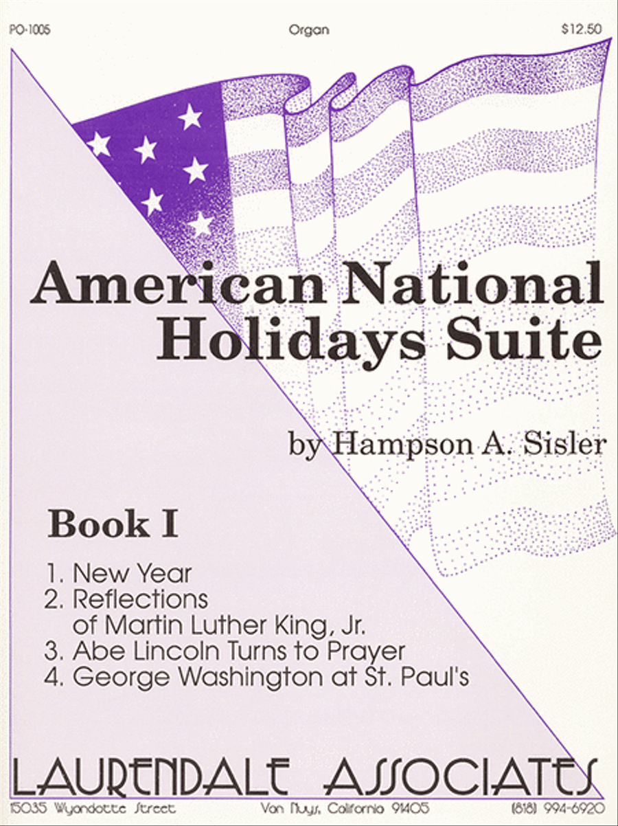 American National Holidays Suite - Book I Organ scores gallery preview page 1