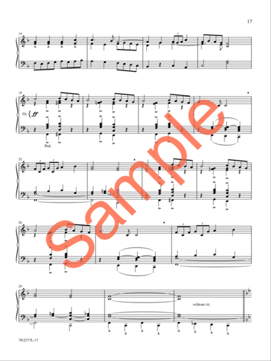 Seasonal Expressions Organ Solo scores gallery preview page 13