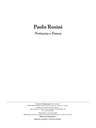 Book cover for Notturno e Danza