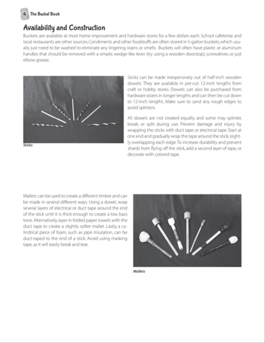 The Bucket Book Percussion scores gallery preview page 4