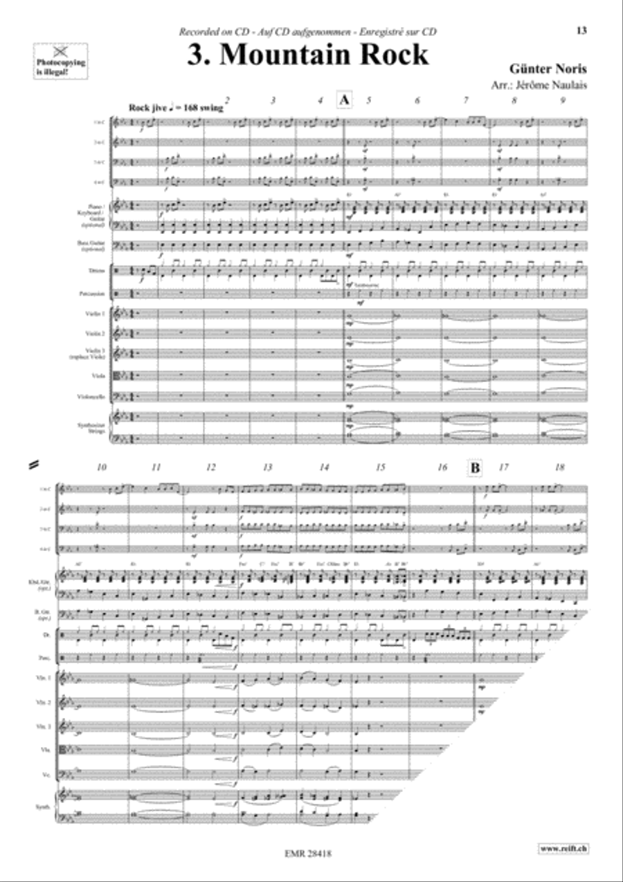 Let's Dance Volume 4 Brass Ensemble scores gallery preview page 5
