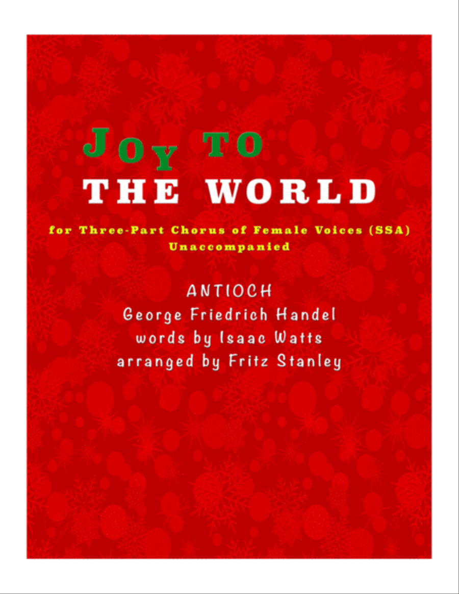 JOY TO THE WORLD - SSA A Cappella SSA scores gallery preview page 1