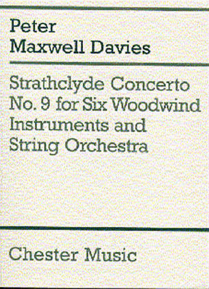 Peter Maxwell Davies: Strathclyde Concerto No. 9 (Miniature Score)