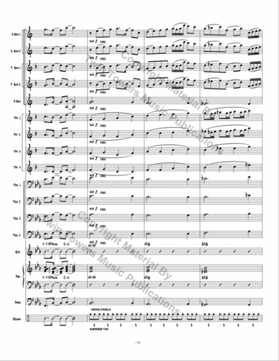 Summer Groove Jazz Ensemble scores gallery preview page 20