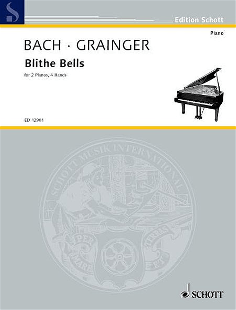 Grainger Blithe Bells 2pft 4h Piano Duet scores gallery preview page 1