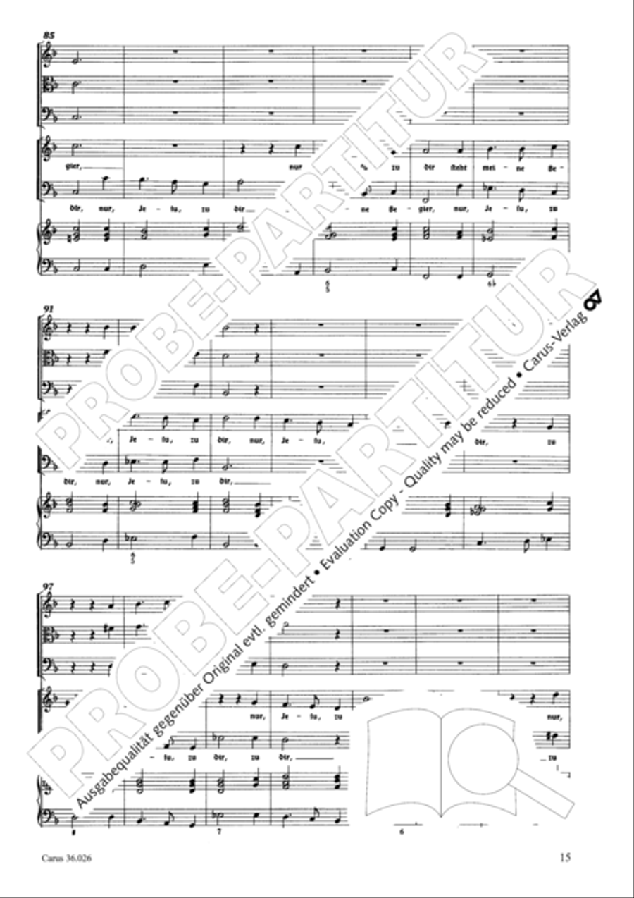 Now I indeed believe (Ich halte es dafur) Choir scores gallery preview page 16