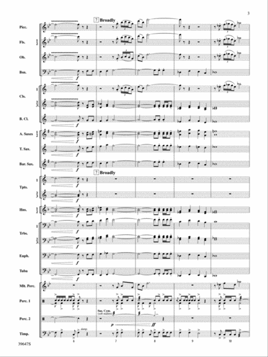 Oak Island Odyssey: Score Concert Band scores gallery preview page 3