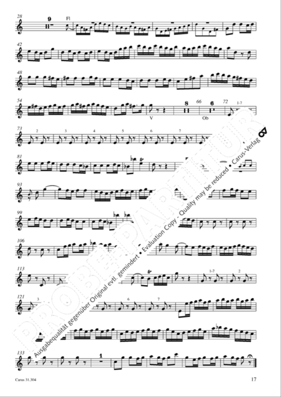Bach for Brass 4: Works for orchestra Collection / Songbook scores gallery preview page 18