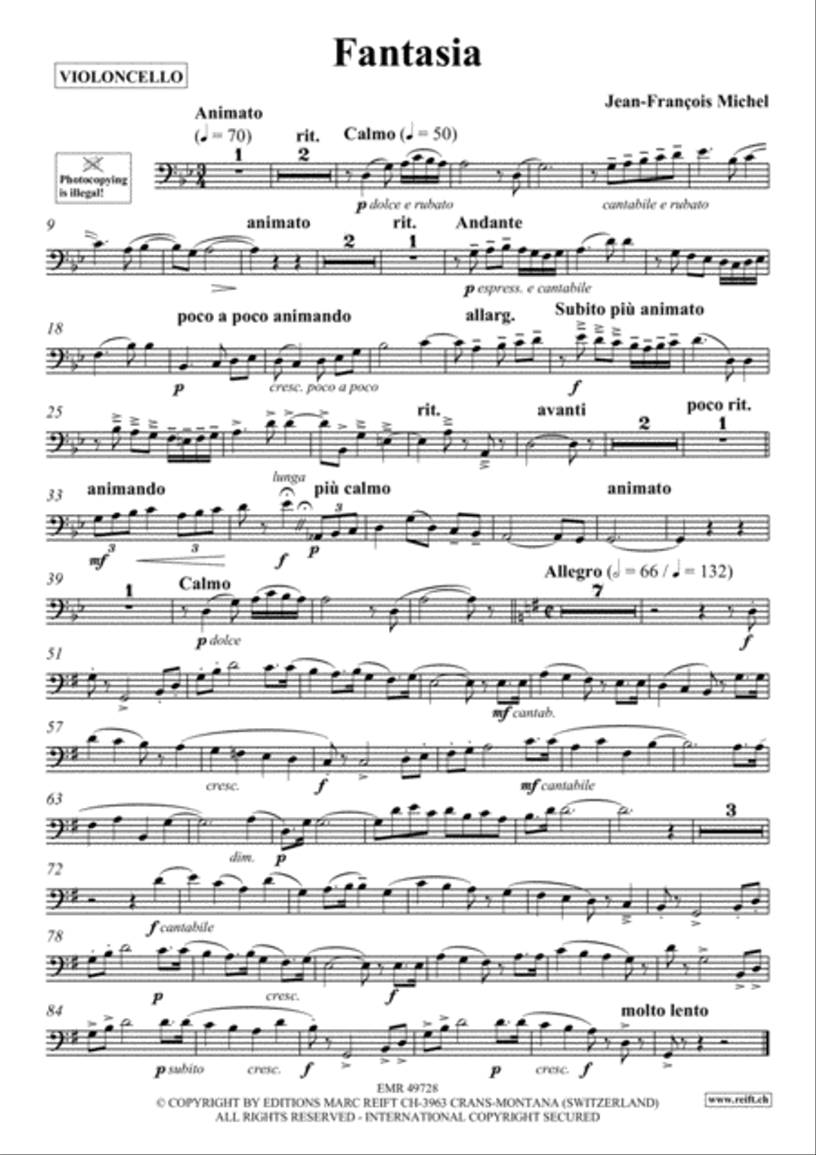Fantasia Piano Accompaniment scores gallery preview page 2