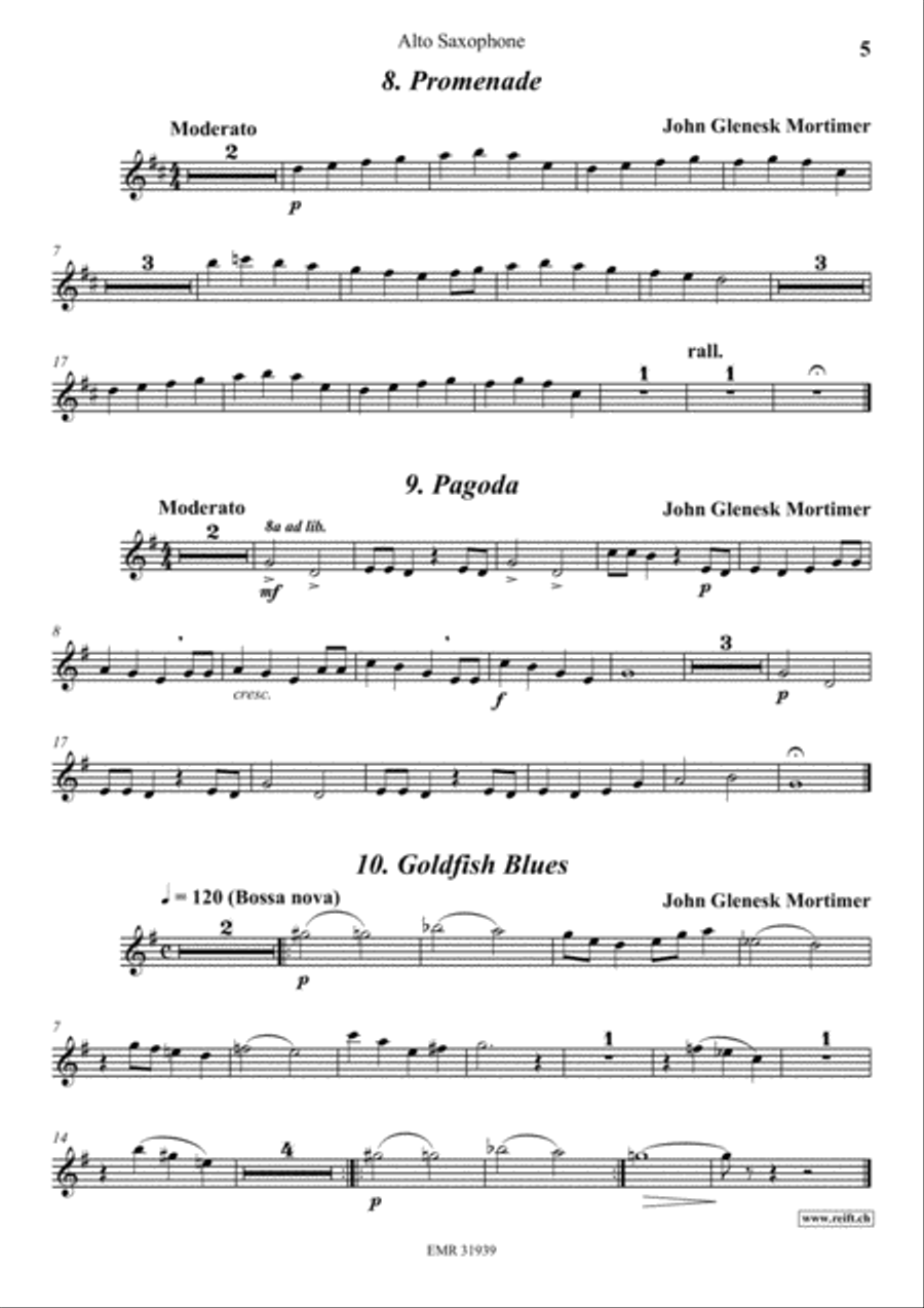 78 Solo Pieces Alto Saxophone scores gallery preview page 5