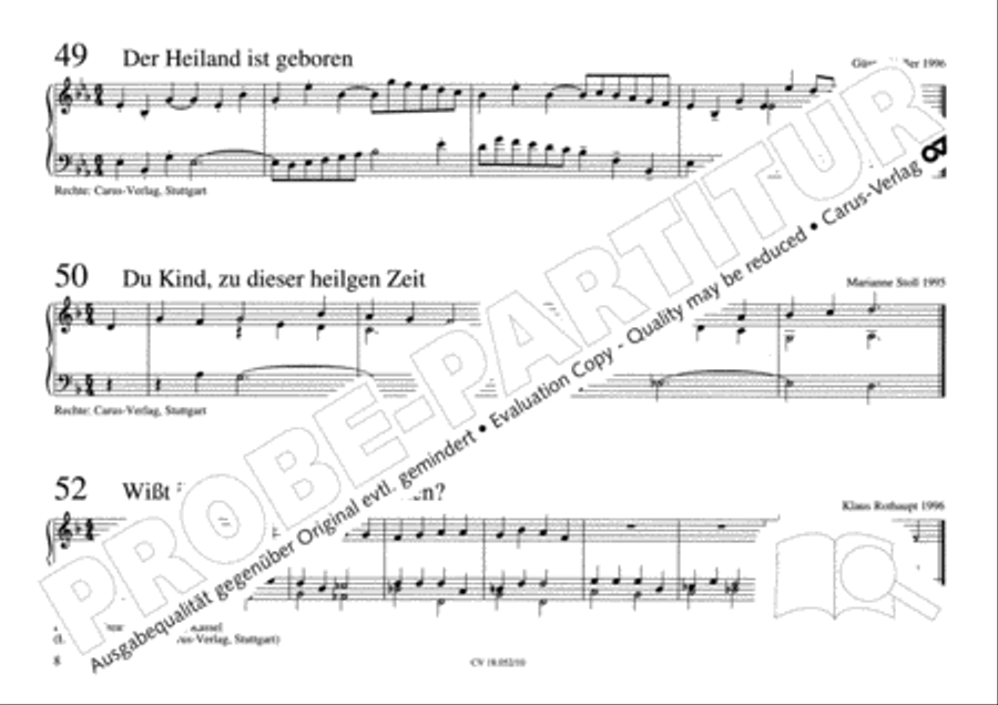 Esslinger Orgelbuch, Bd I-III Organ Solo scores gallery preview page 25