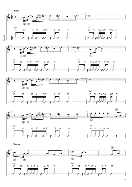 Maybe Yes Maybe No (Duet Guitar Score) image number null