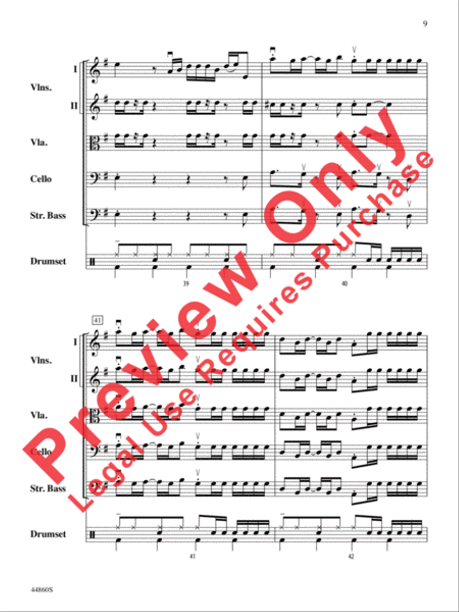 Uptown Funk Uptown Funk String Orchestra scores gallery preview page 10