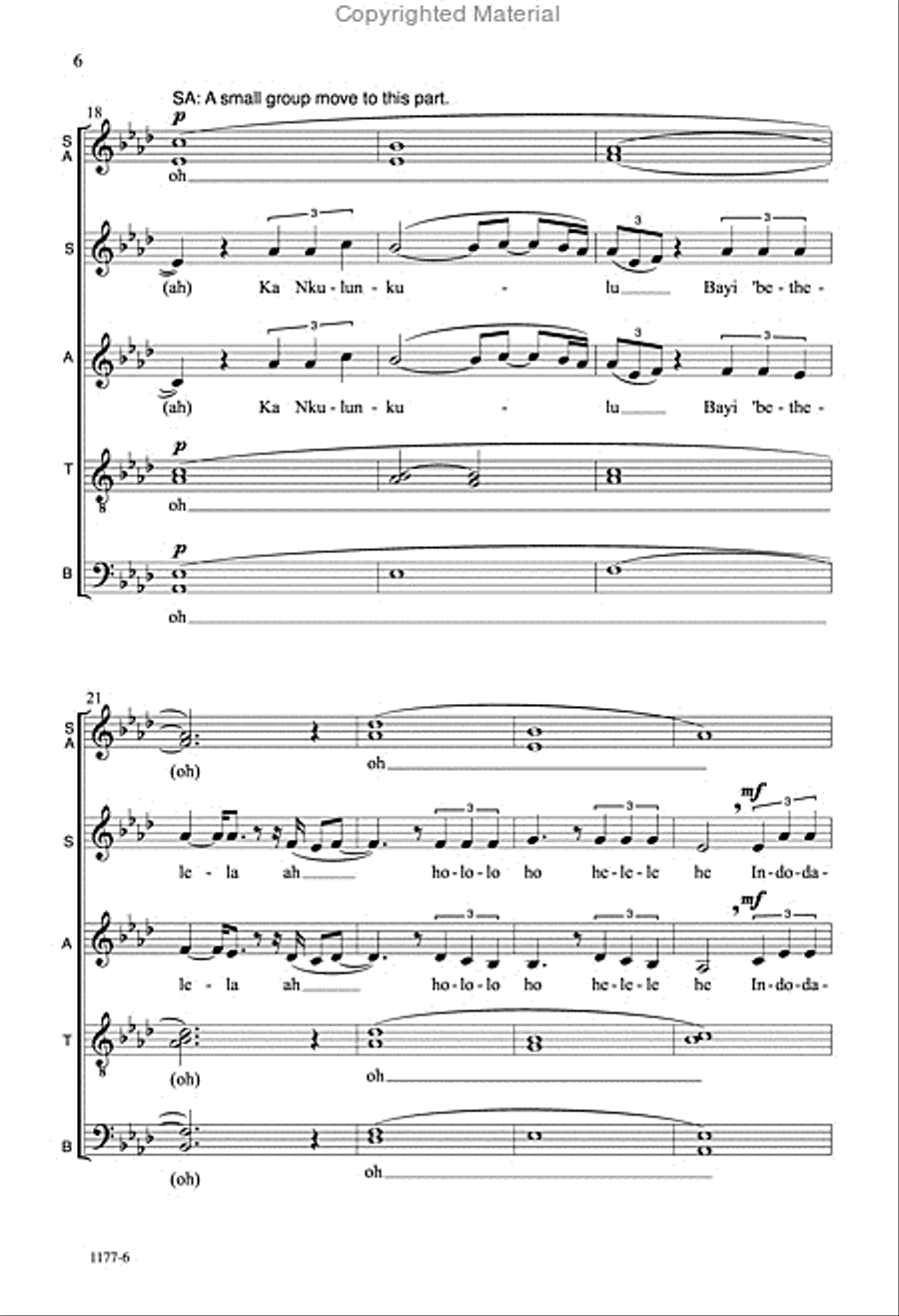 Indodana - SATB divisi Octavo Divisi scores gallery preview page 6