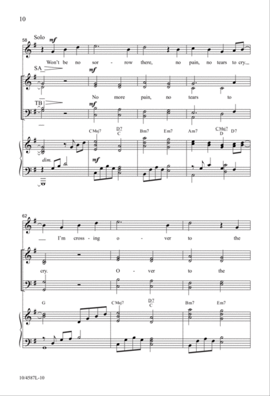 Ride the Glory Train Ride the Glory Train 4-Part scores gallery preview page 10