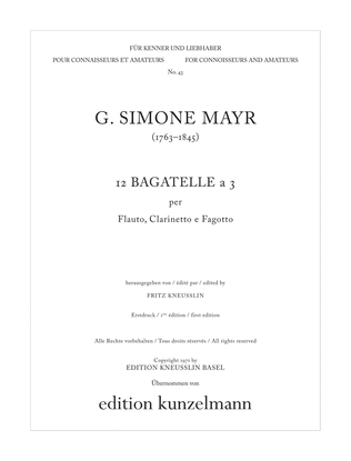 Book cover for 12 Bagatelles