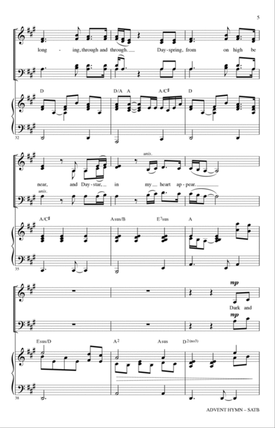 Advent Hymn 4-Part scores gallery preview page 4