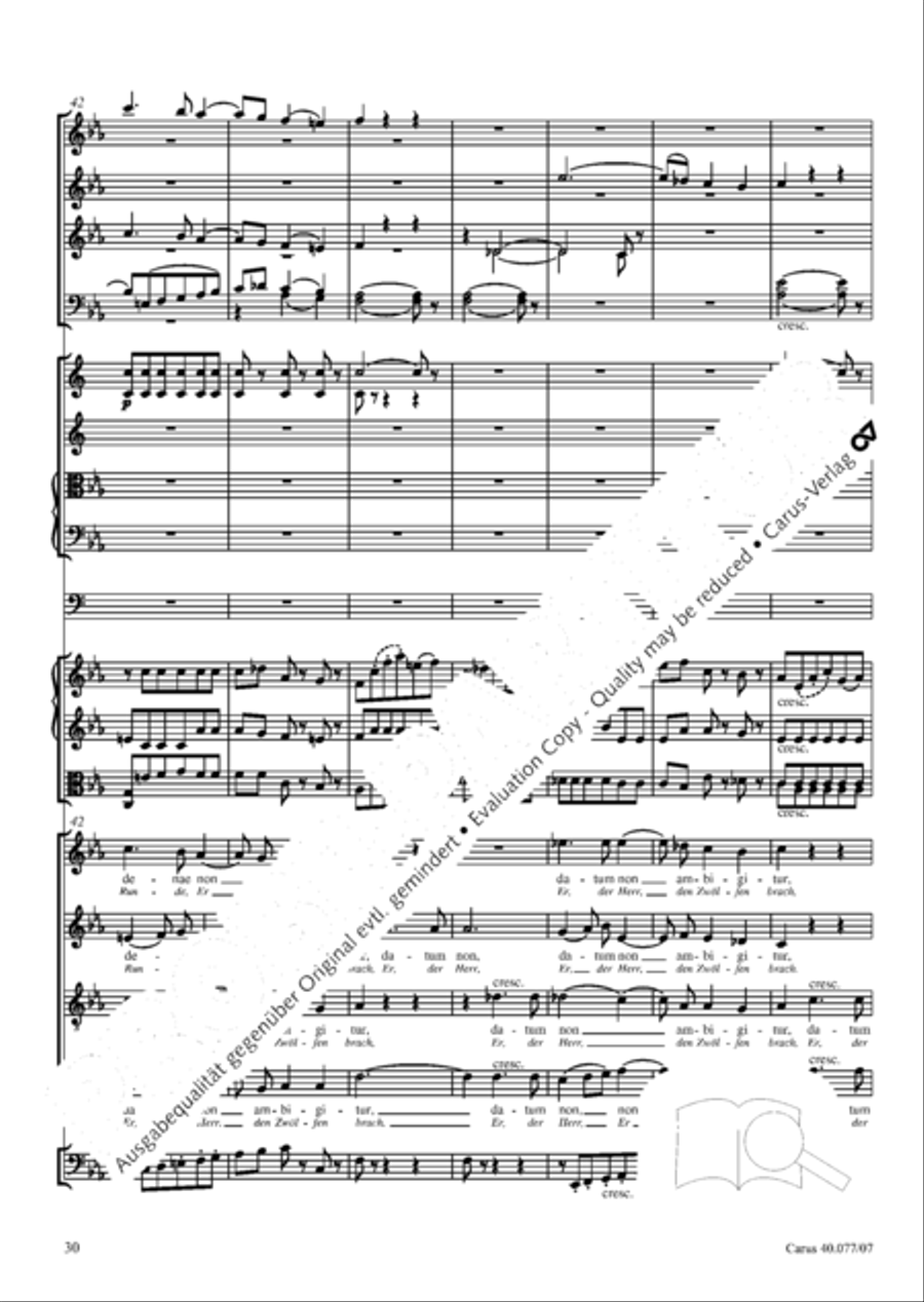 Lauda Sion 4-Part scores gallery preview page 43