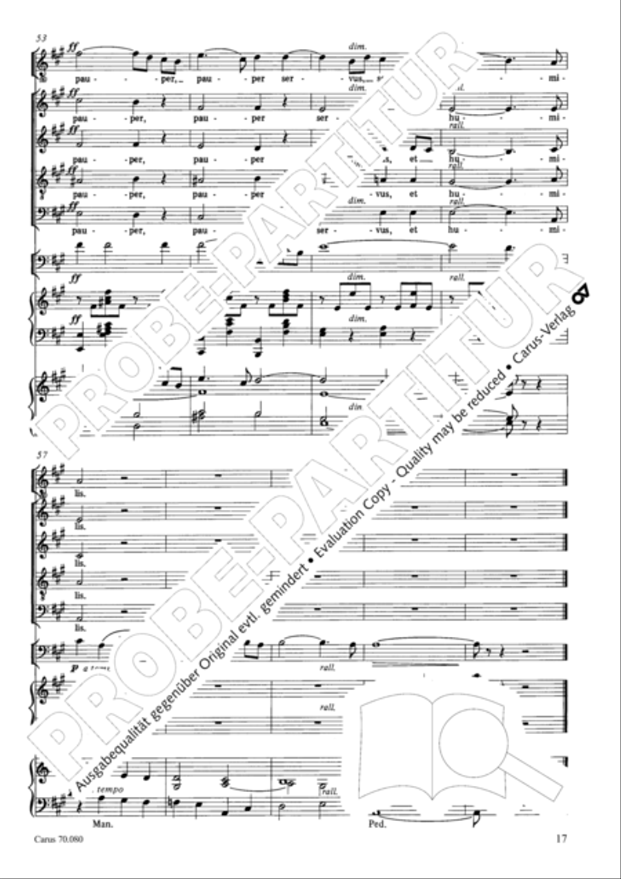 Five Short Sacred Compositions (Funf kleinere Kirchenwerke) Score scores gallery preview page 31