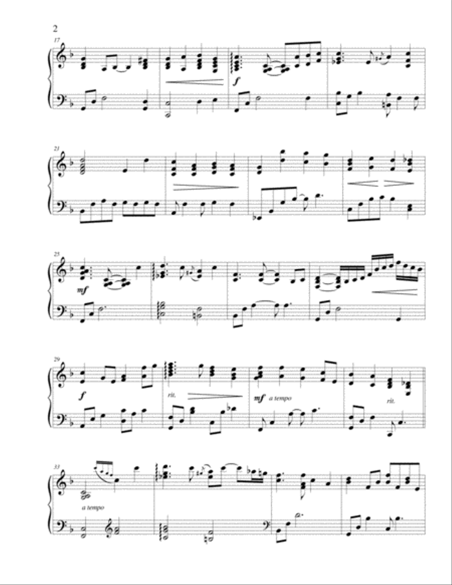 What A Friend We Have In Jesus Piano Solo scores gallery preview page 3