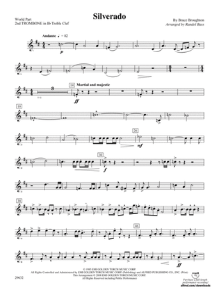 Silverado: (wp) 2nd B-flat Trombone T.C.