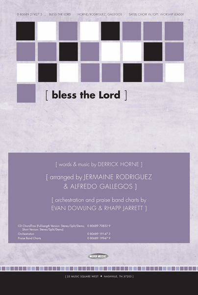 Bless The Lord - Orchestration