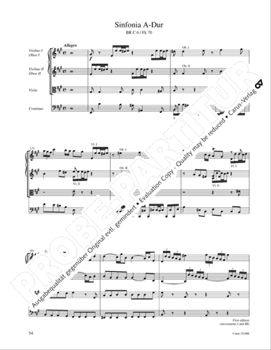 Gesamtausgabe Band 6 (Orchestermusik III: Sinfonien) Orchestra scores gallery preview page 71