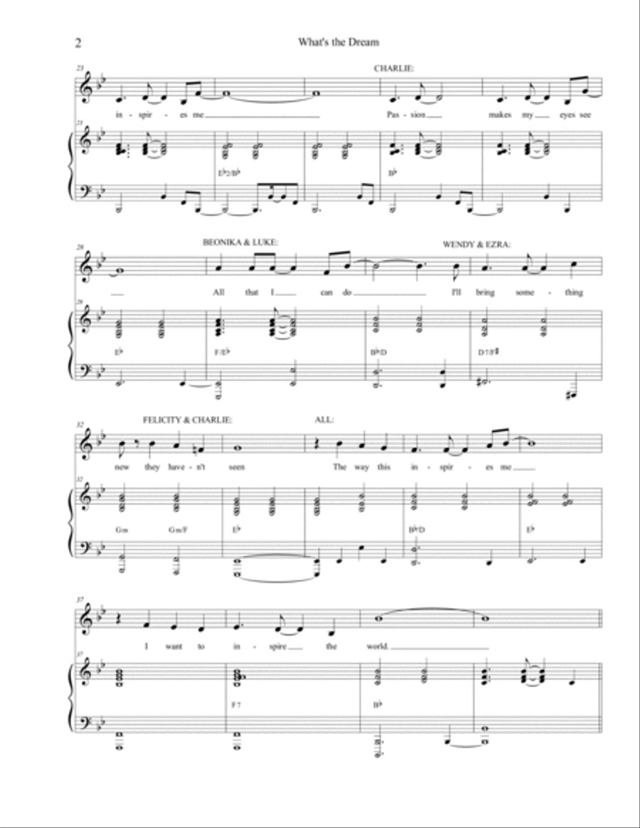What's The Dream Voice scores gallery preview page 2