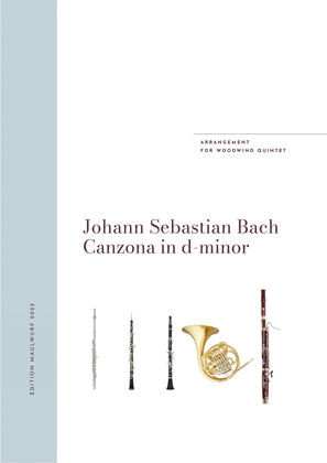 Book cover for Canzona in d-minor