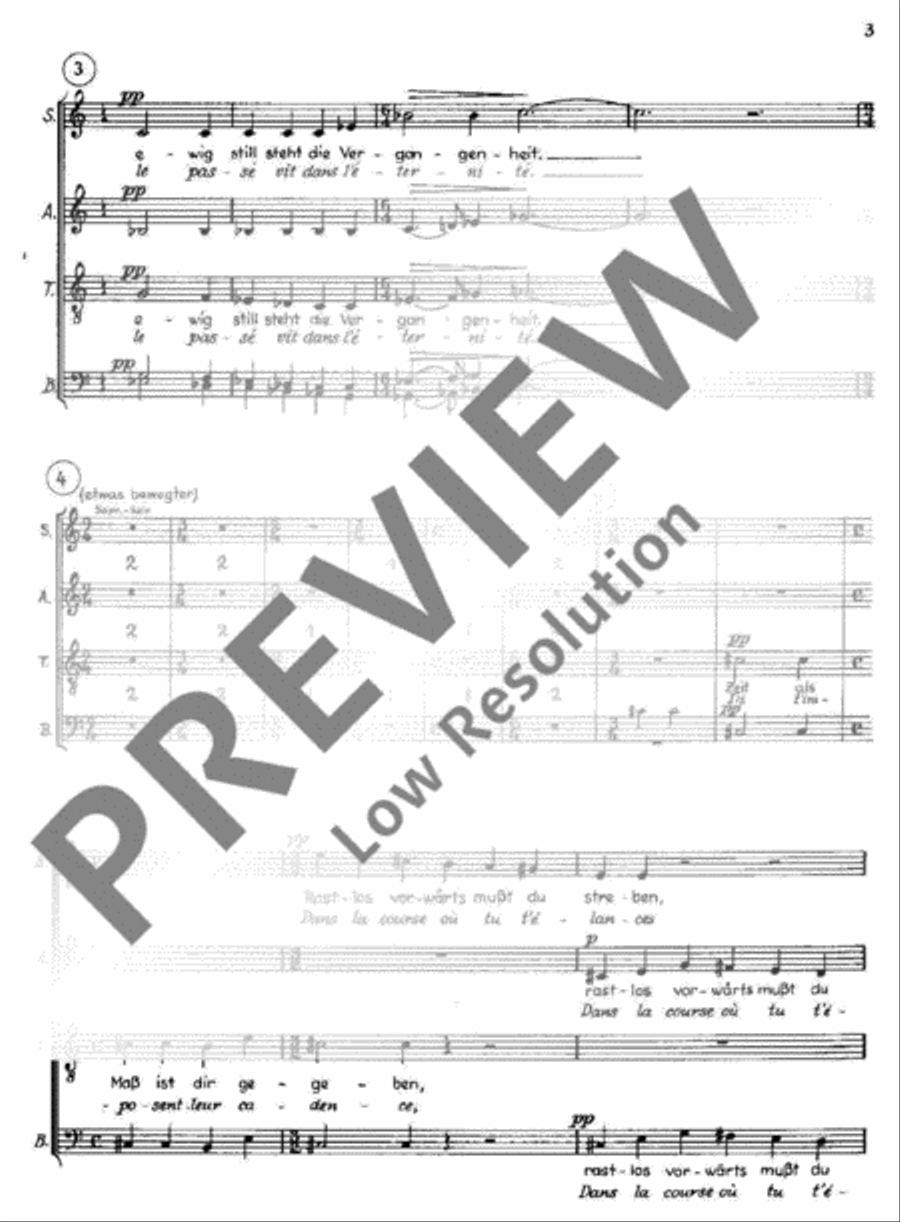 Kantate Nr. 6 4-Part scores gallery preview page 4