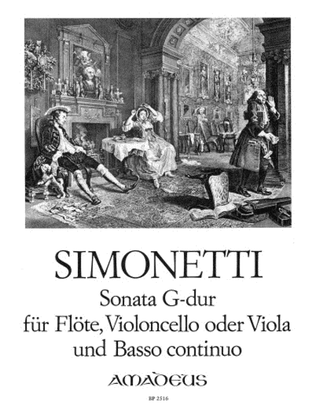 Book cover for Sonata G major op. 5/4