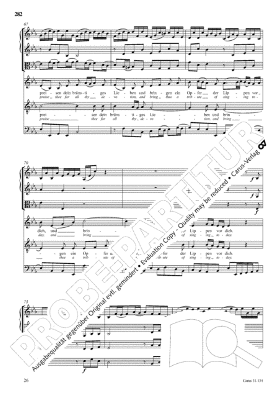 The Complete Sacred Vocal Works (Das geistliche Vokalwerk) Voice scores gallery preview page 283