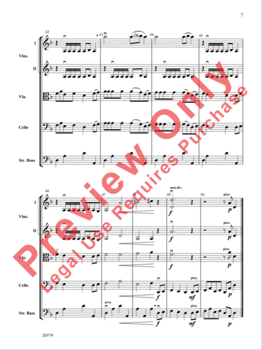 The Charming Snake String Orchestra scores gallery preview page 8