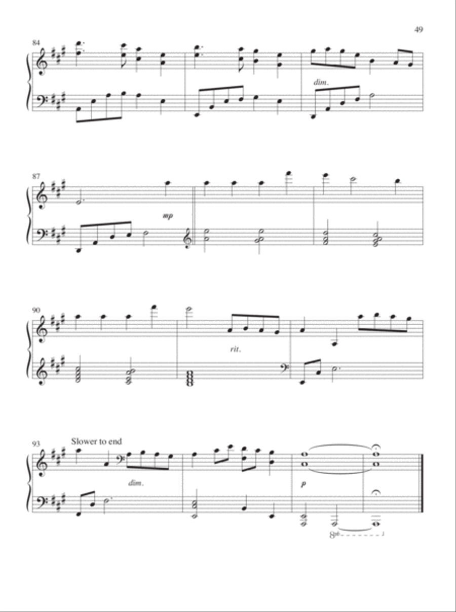 A Still and Silent Night A Still and Silent Night Piano Solo scores gallery preview page 25