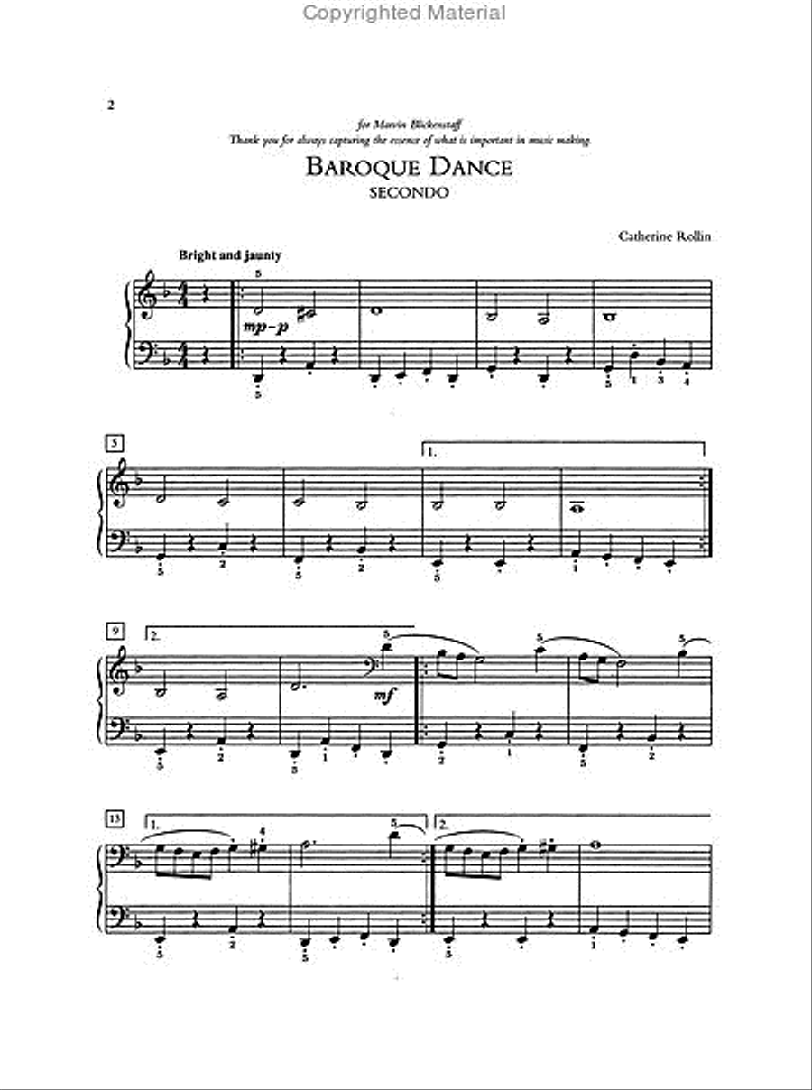 Dances for Two, Book 1-3 (Value Pack) Piano Method scores gallery preview page 2