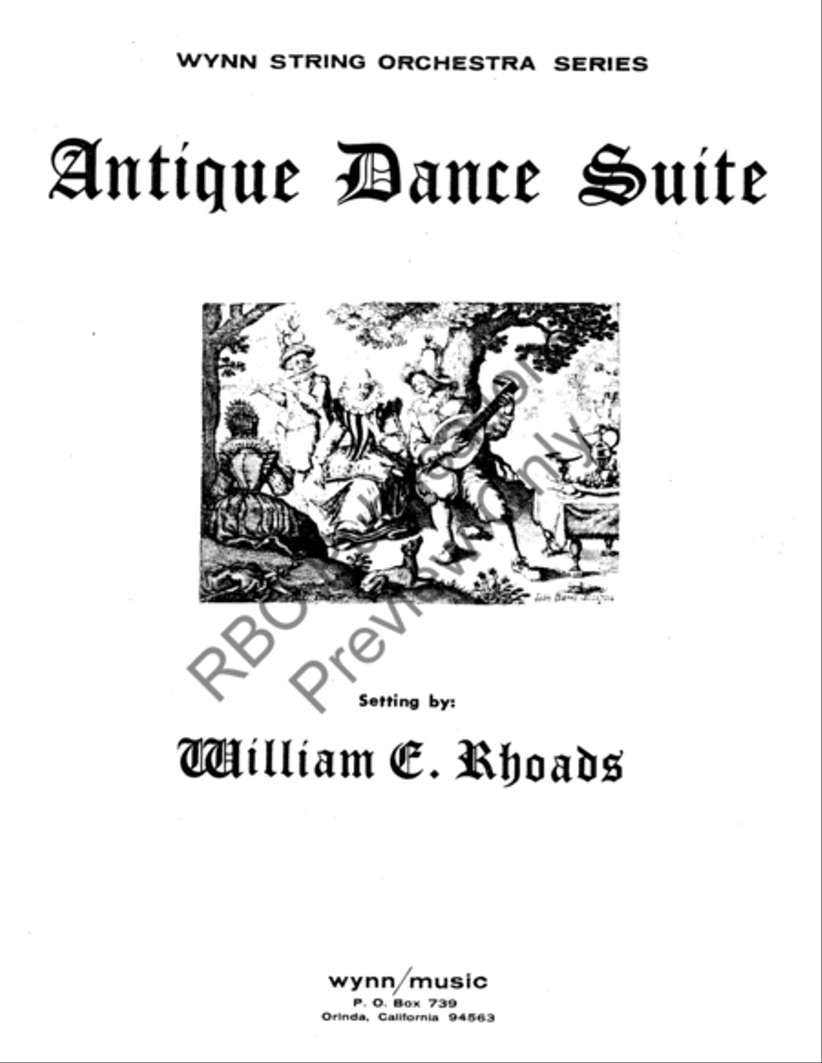 Antique Dance Suite (Score) String Orchestra scores gallery preview page 2